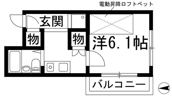 アメニティ植野の物件間取画像